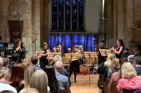 Auftritt des Oldenburger Bläserquintetts Piccola Banda beim Konzert zum Jubiläumsvorabend. Foto: Kingston upon Thames
