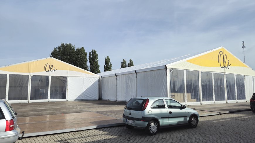 Der Aufbau vom Ols auf dem Kramermarkt am 17. September 2025. Foto: Stadt Oldenburg