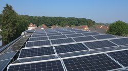 Photovoltaik Mieterstromanlage auf Wohnanlage; Foto: Stadt Oldenburg
