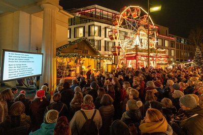 Foto vom Lamberti-Singen am 3. Dezember 2019. Foto: Sascha Stüber