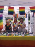 Informationsstand des Rainbow Cities Netzwerks. Foto: Stadt Oldenburg