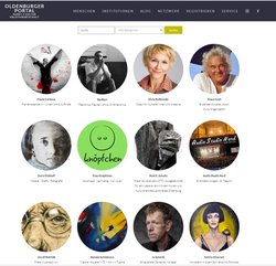 Einträge von Kreativen auf dem Oldenburger Portal. Screenshot: Oldenburger Portal