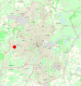 Lage des Landesbildungszentrums für Hörgeschädigte. Klick führt zur Karte. Quelle: GIS4OL