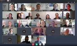 Teilnehmende aus aller Welt: Auf große Resonanz stieß der digitale „UN!TE“-Workshop zum Thema Berufsbildung. Foto: Stadt Oldenburg