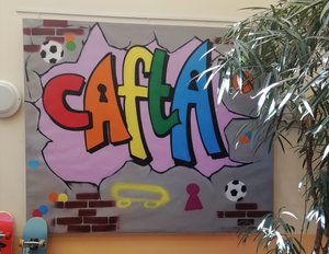 Cafta-Schriftzug als Graffiti. Foto: Stadt Oldenburg Cafta-Schriftzug als Graffiti. Foto: Stadt Oldenburg