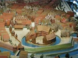 Modell der Stadt um 1650. Quelle: Stadtmuseum
