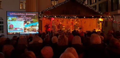 Rudelsingen auf dem Lamberti-Markt am 29. November 2018. Foto: Stadt Oldenburg