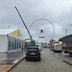Vorschau: Der Aufbau vom Kramermarkt mit Riesenrad im Hintergrund am 18. September 2025. Foto: Stadt Oldenburg