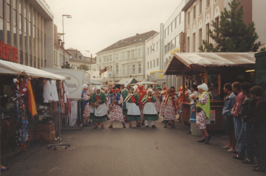 Kapelle aus Frankreich auf dem Stadtfest (1992). Foto: Günter Müller