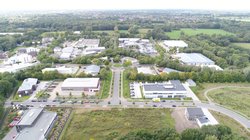 Luftaufnahme des Gewerbegebietes Patentbusch. Foto: Stadt Oldenburg 