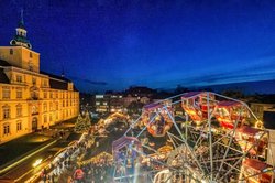 Blick vom LzO-Balkon in Richtung Schloss. Foto. Sascha Stüber