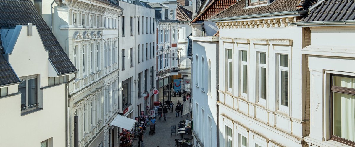 Lange Straße von oben. Foto: Mittwollen und Gradetchliev