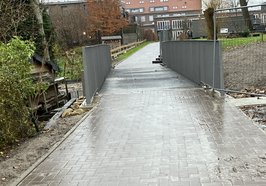 Die neue Geh- und Radwegeverbindung zwischen der Graf-Spee-Straße und dem Gelände der ehemaligen Donnerschwee-Kaserne ist fertiggestellt. Foto: Stadt Oldenburg 