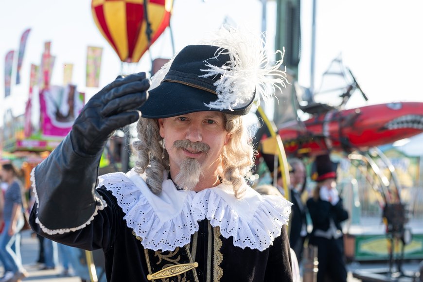 Graf Anton Günther bei der Kramermarkt-Parade 2026. Foto: Sascha Stüber