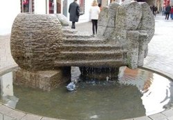 Der Brunnen am Lefferseck. Foto: Stadt Oldenburg