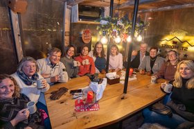 Neue Hütte: Feuerzangenbowle „Home Sweet Elf“. Foto: Sascha Stüber Neue Hütte: Feuerzangenbowle „Home Sweet Elf“. Foto: Sascha Stüber