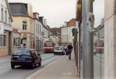 Gebäudezeile der Donnerschweerstraße vor der Sanierung. Foto: Stadt Oldenburg Gebäudezeile der Donnerschweerstraße vor der Sanierung. Foto: Stadt Oldenburg