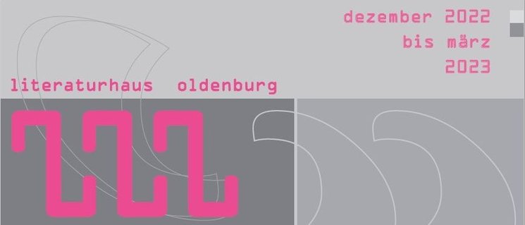 Titelseite des Literaturhaus-Programms Dezember 2022 bis März 2023. Foto: Gine Seitz