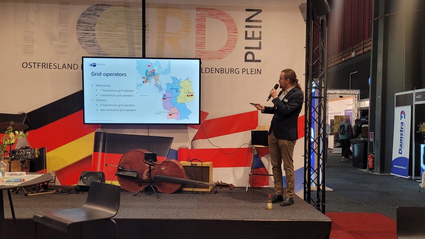 Ludger Wortmann, IHK für Ostfriesland und Papenburg, hielt einen Vortrag zum Thema Stromnetzausbau. Foto: Stadt Oldenburg