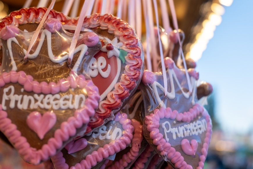 Lebkuchenherzen auf dem Kramermarkt 2024. Foto: Sascha Stüber