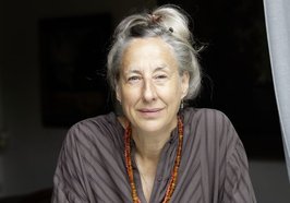 Portraitfoto der Schriftstellerin Judith Hermann. Foto: Andreas Reiberg