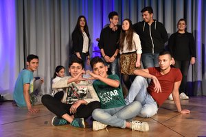 Erster Preis Integrationspreis 2016 - Projekt „Erzähl mir was! Theater spielen – Sprache lernen – Spaß machen“. Foto: Tobias Frick