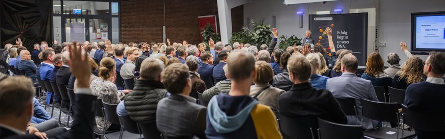 Imke Folkerts Das Publikum wird eingebunden: Wer hat wie viele Kontaktpunkte besucht? Foto: Imke Folkerts