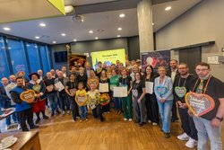 Gruppenfoto im Rahmen der Ehrungen anlässlich des 419. Kramermarktes. Foto: Sascha Stüber Gruppenfoto im Rahmen der Ehrungen anlässlich des 419. Kramermarktes. Foto: Sascha Stüber