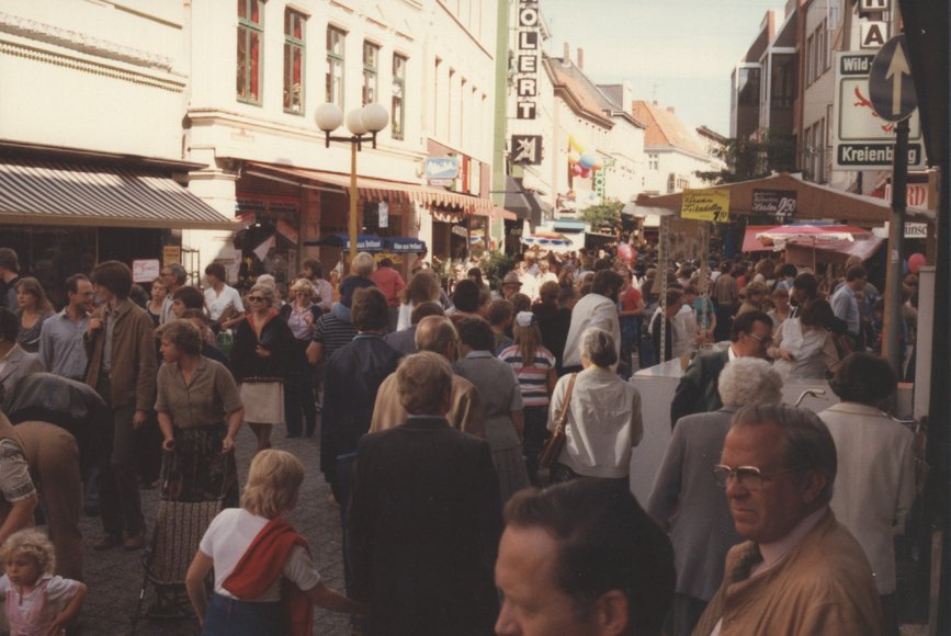 Stadtfest 1981: Blick in die Haarenstraße. Foto: Stadtmuseum