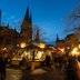 Vorschau: Blick über den Rathausmarkt in Richtung Lamberti-Kirche beim Lamberti-Markt 2023. Foto: Sascha Stüber