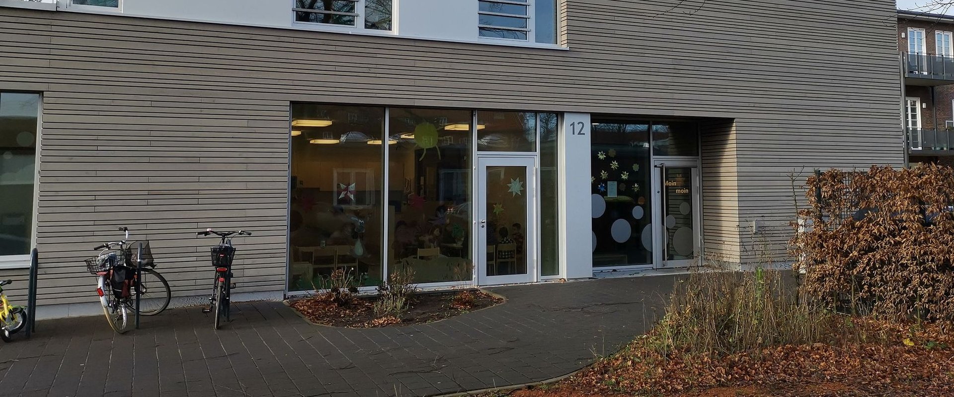 Außenansicht der Kita An der Beverbäke. Foto: Stadt Oldenburg