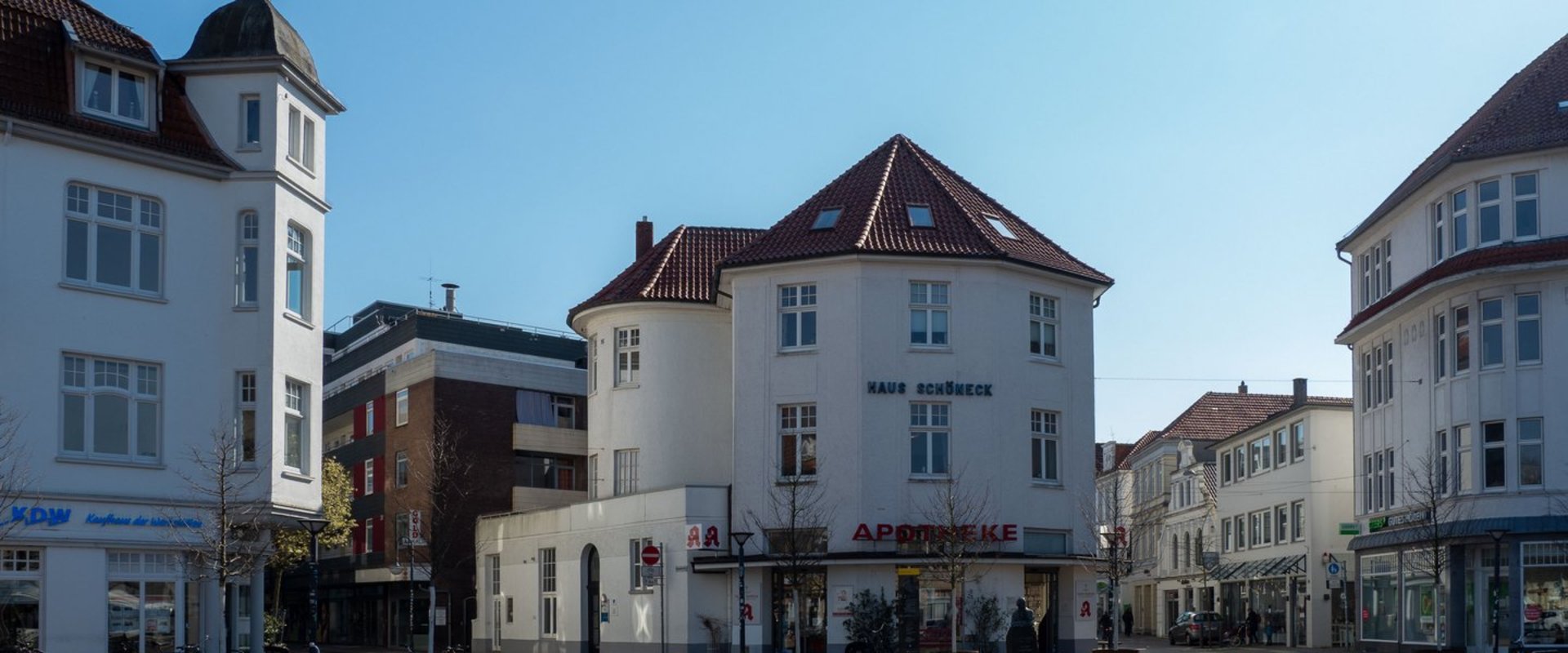 Menschenleeres Lefferseck in der OldeMenschenleerer Julius-Mosen-Platz in der Oldenburger Innenstadt. Foto: Sascha Stübernburger Innenstadt. Foto: Sascha Stüber