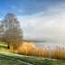 Vorschau: Flussufer mit Nebel. Foto: Hans-Jürgen Zietz