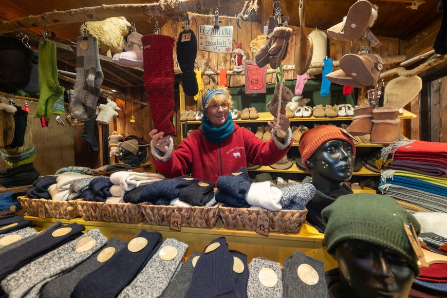Sascha Stüber Der Schäferkarren auf dem Lamberti-Markt 2025. Foto: Sascha Stüber