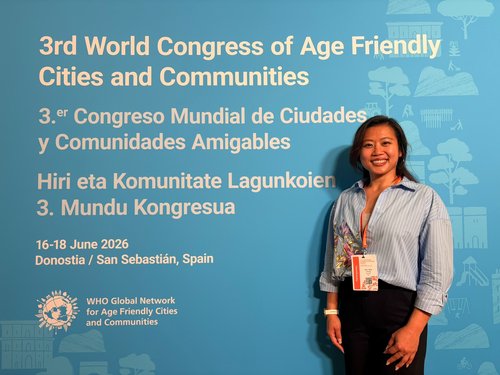 Ideengeberin von „Meet & Speak“: Shin-Wee Chong, Masterstudentin der Universität Oldenburg, präsentierte das interkulturelle Format auf der 3. Weltkonferenz zu altersfreundlichen Städten und Gemeinden in Donostia/San Sebastián in Spanien. Foto: Sonja Bozic