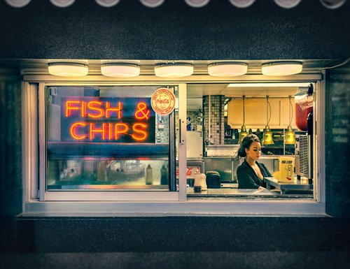 The Perfect Fish and Chips. © Barry Cawston