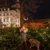 Vorschau: Figuren mit Schloss im Hintergrund auf dem Lamberti-Markt 2021. Foto: Sascha Stüber