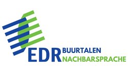 Logo des grenzüberschreitenden Projekts „Nachbarsprache – Buurtalen“ der Ems Dollart Region (EDR). Quelle: EDR