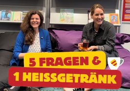 Judith Rakers im Spezial für „5 Fragen und 1 Heißgetränk“. Foto: Mohssen Assanimoghaddam