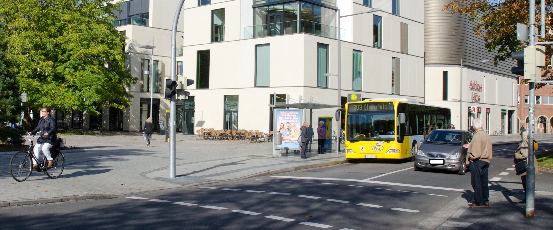 Verschiedene Verkehrsmittel als Symbol für den Modal Split. Foto: Duddek
