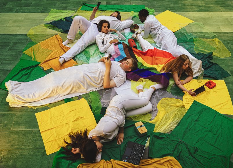 Interpretation des Bildes "La Siesta" von der BBS 3. Foto: Thomas Brand