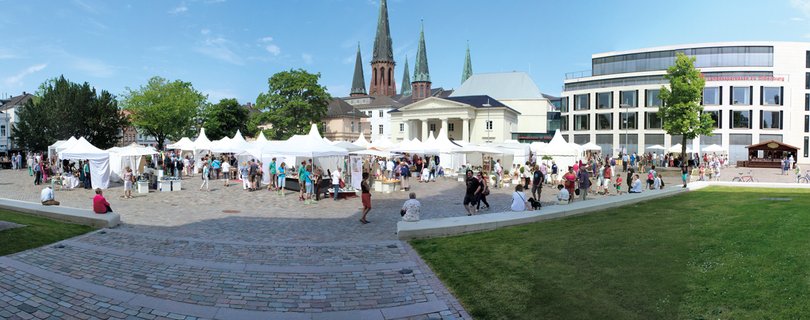 Blick auf den Nikolaimarkt. Foto: T. Robbers