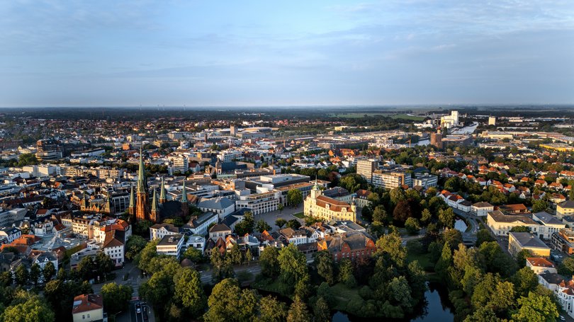 Blick über die Oldenburger Innenstadt. Foto: OTM/Izabela Mittwollen