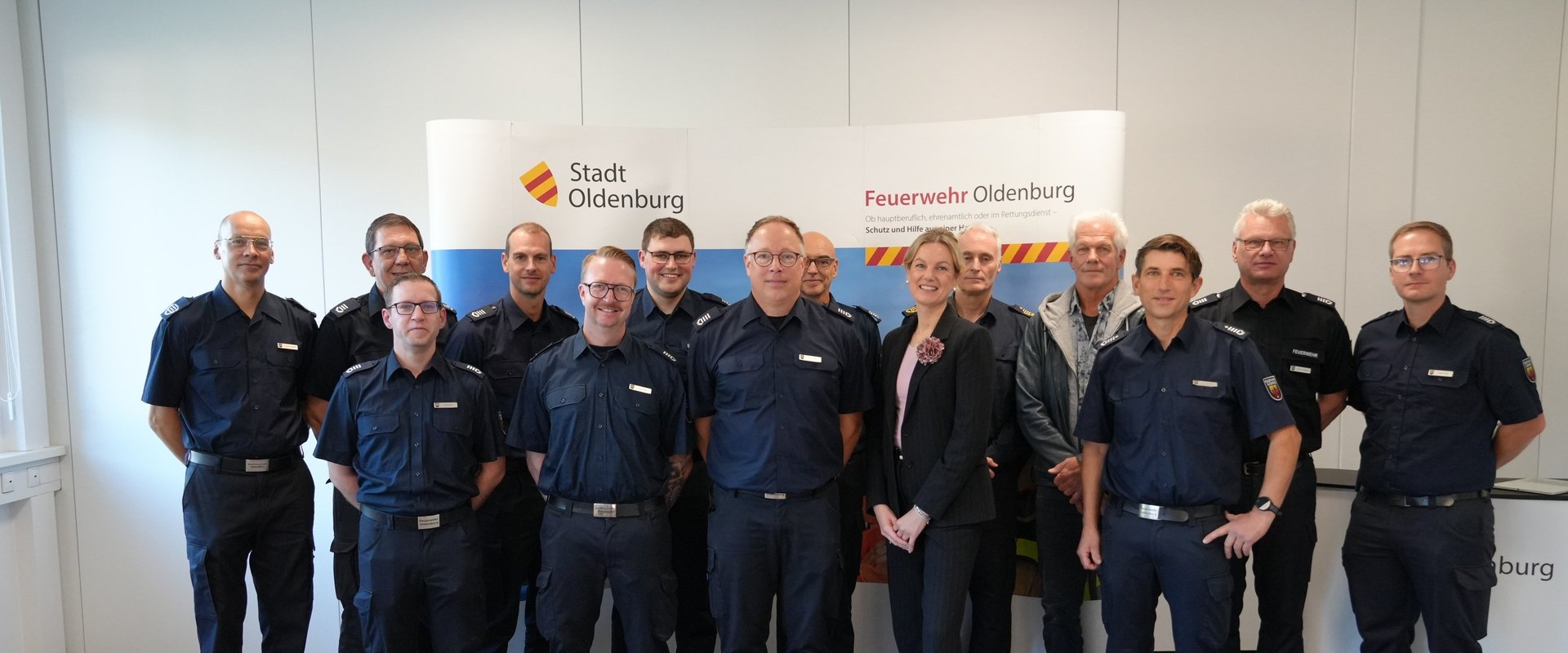 Die Truppe der Höhenrettung feiert Jubiläum. Foto: Stadt Oldenburg