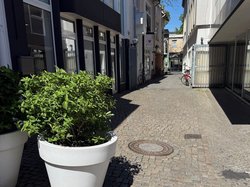 Blick in den Sartoriusgang Richtung Wallstraße. Foto: Stadt Oldenburg