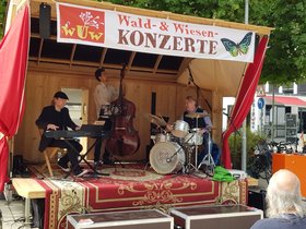Mittagskonzert mit Sebastian Netta featering Klaus Müller und Trigo Santana. Foto: Stadt Oldenburg