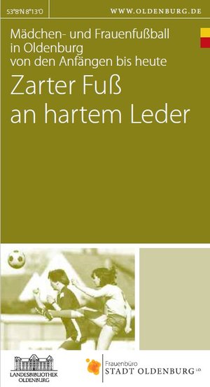 Titelseite des Begleithefts „Zarter Fuß an hartem Leder“. Grafik: Peter Kreier/Rösemeier Verlag