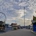 Vorschau: Der Aufbau am 23. September 2024 mit Blick in Richtung Nordic Tower und Riesenrad. Foto: Stadt Oldenburg