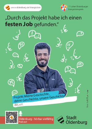 Postkarte zum Projekt: „Meine Geschichte, deine Geschichte, unsere Geschichte“ Foto: Stadt Oldenburg Postkarte zum Projekt: „Meine Geschichte, deine Geschichte, unsere Geschichte“ Foto: Stadt Oldenburg