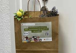 Papiertüte „Tag der Nachbarschaft“. Foto: Stadt Oldenburg